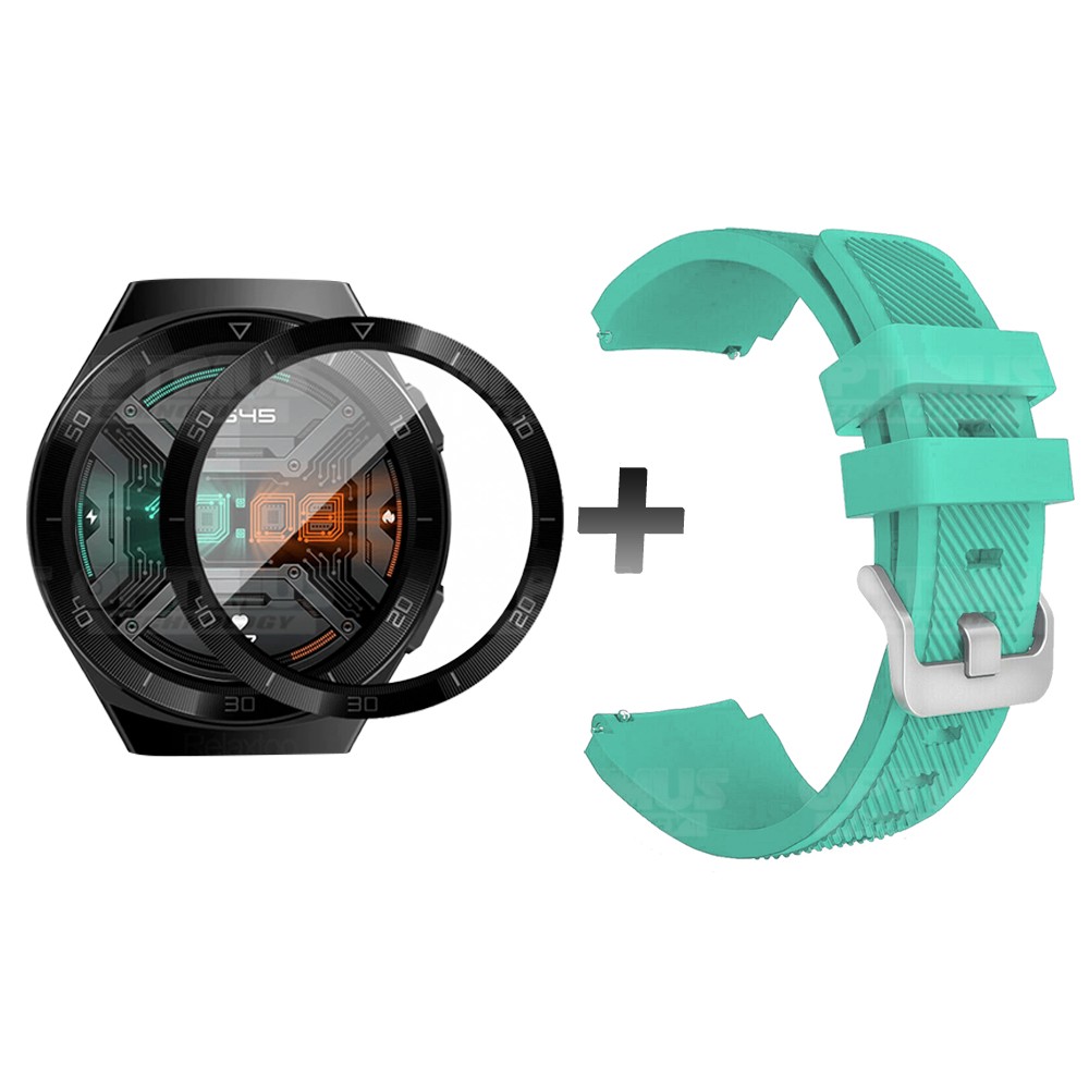 Vidrio Templado Nanoglass Y Pulso Correa Smartwatch Reloj Inteligente Huawei Gt2E | OPTIMUS TECHNOLOGY™ | CRRV2-VTP-HW-GT2E |