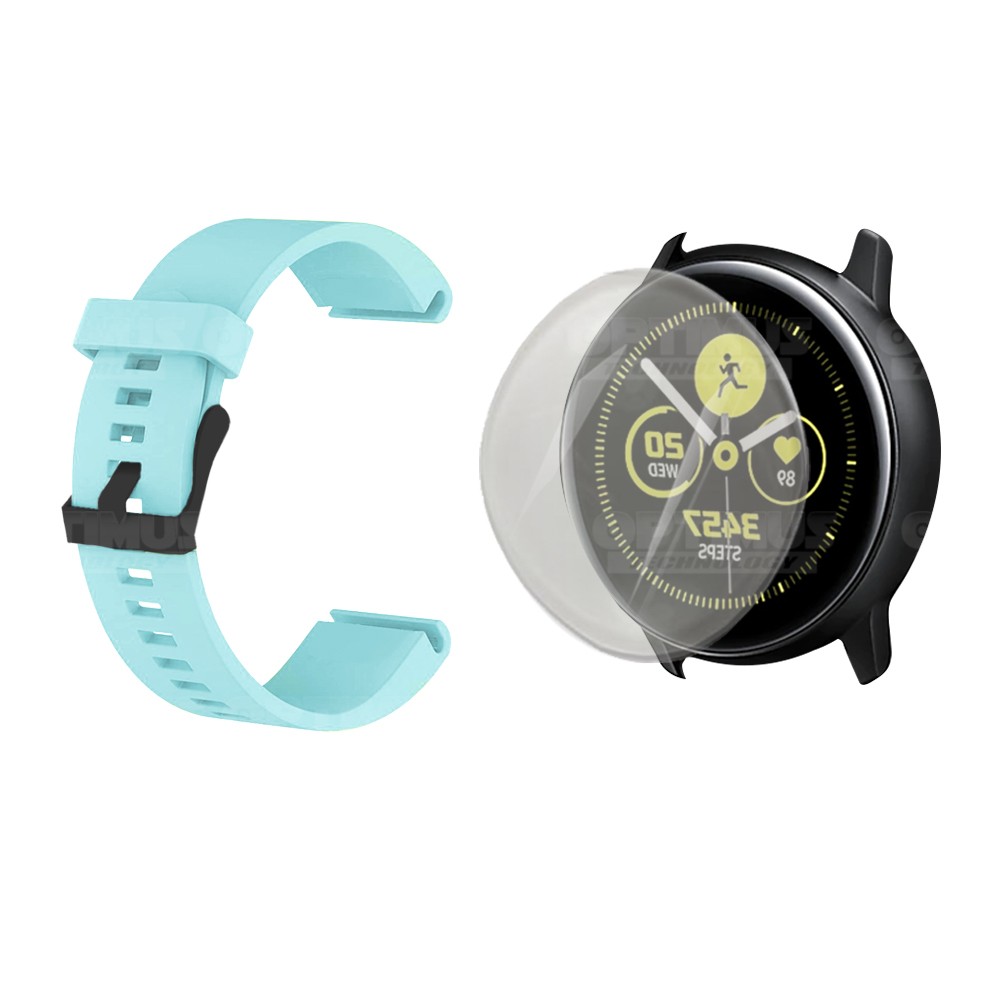 Kit Correa Manilla Banda Y Buff Screen Para Reloj Samsung Galaxy Active 40mm | OPTIMUS TECHNOLOGY™ | CRR-BFF-HP-SS-GA20 |