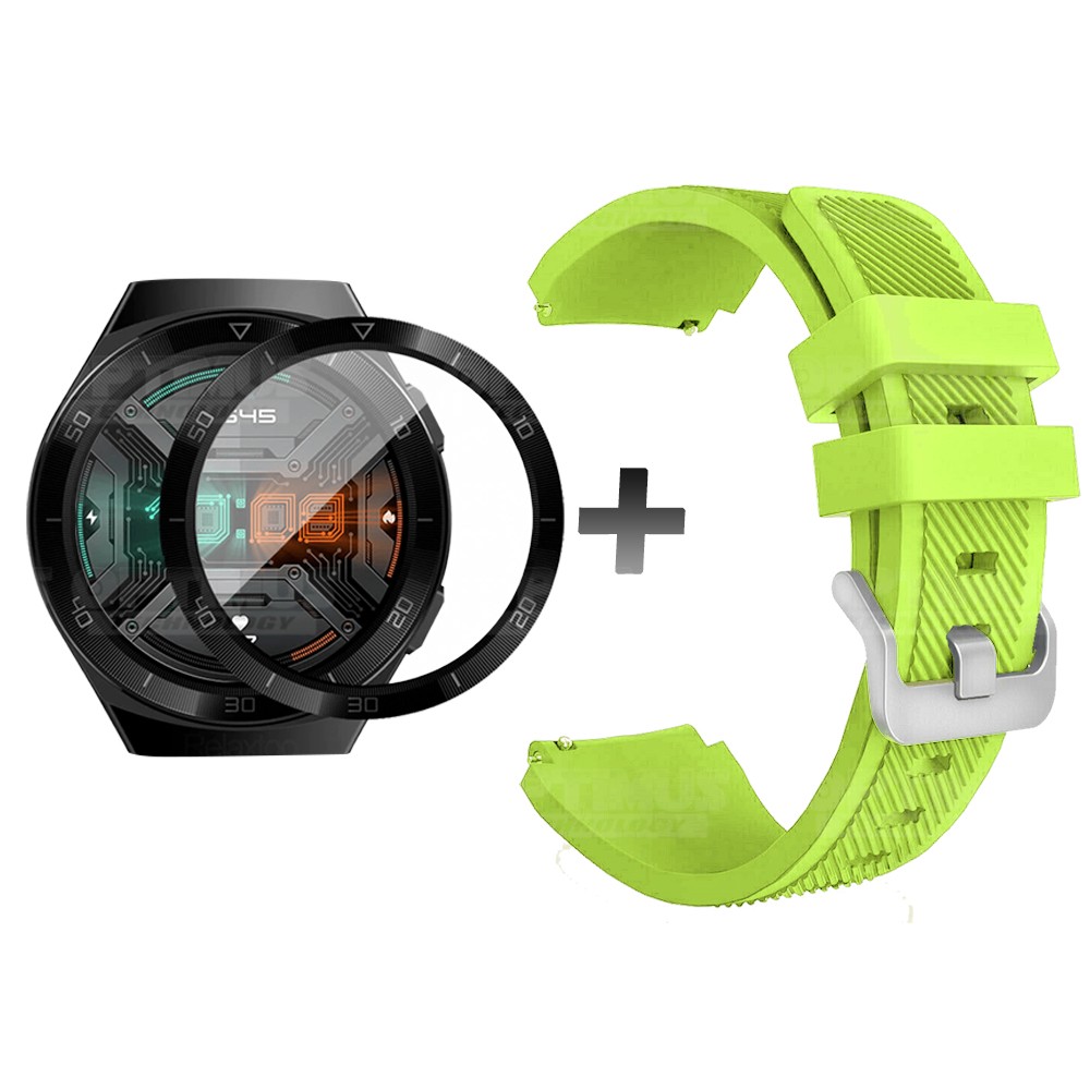 Vidrio Templado Nanoglass Y Pulso Correa Smartwatch Reloj Inteligente Huawei Gt2E | OPTIMUS TECHNOLOGY™ | CRRV2-VTP-HW-GT2E |