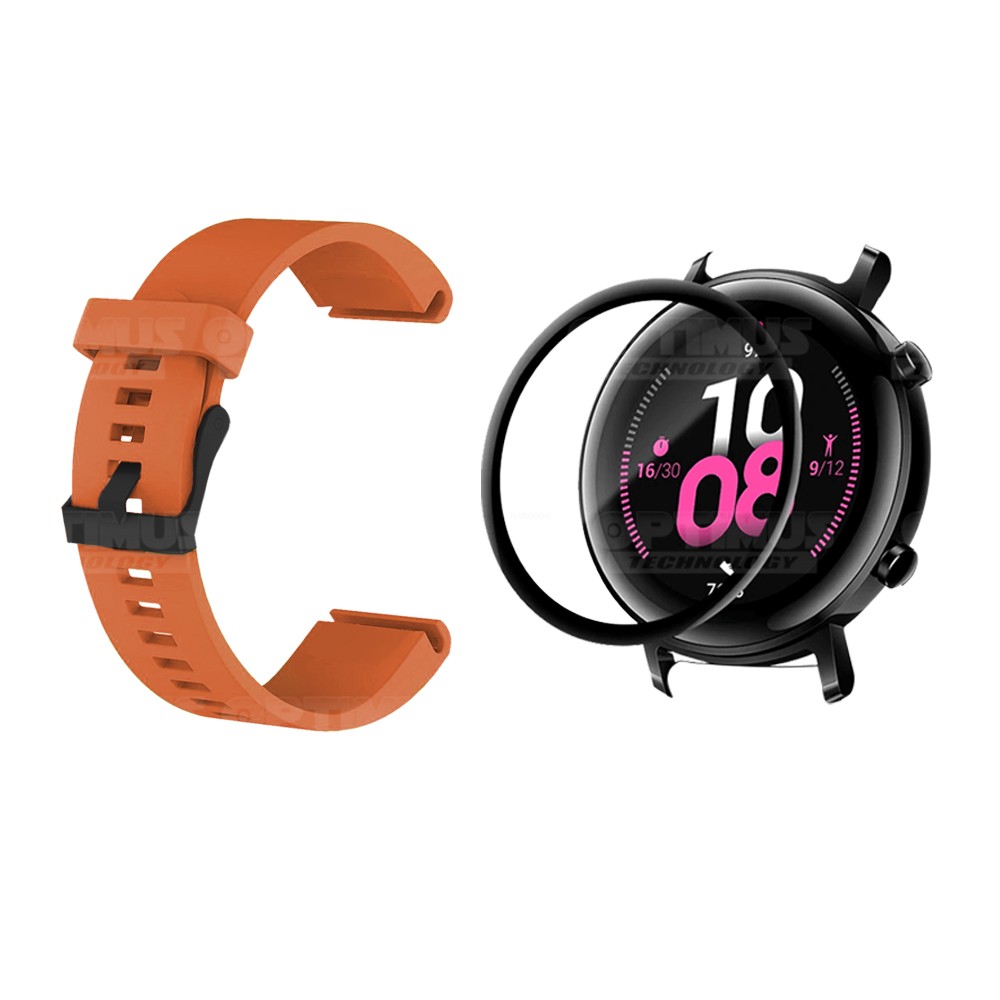 Kit Manilla Correa Y Vidrio Templado Cerámico Protector Para Reloj Huawei Gt2 42mm OPTIMUS TECHNOLOGY™ - 13