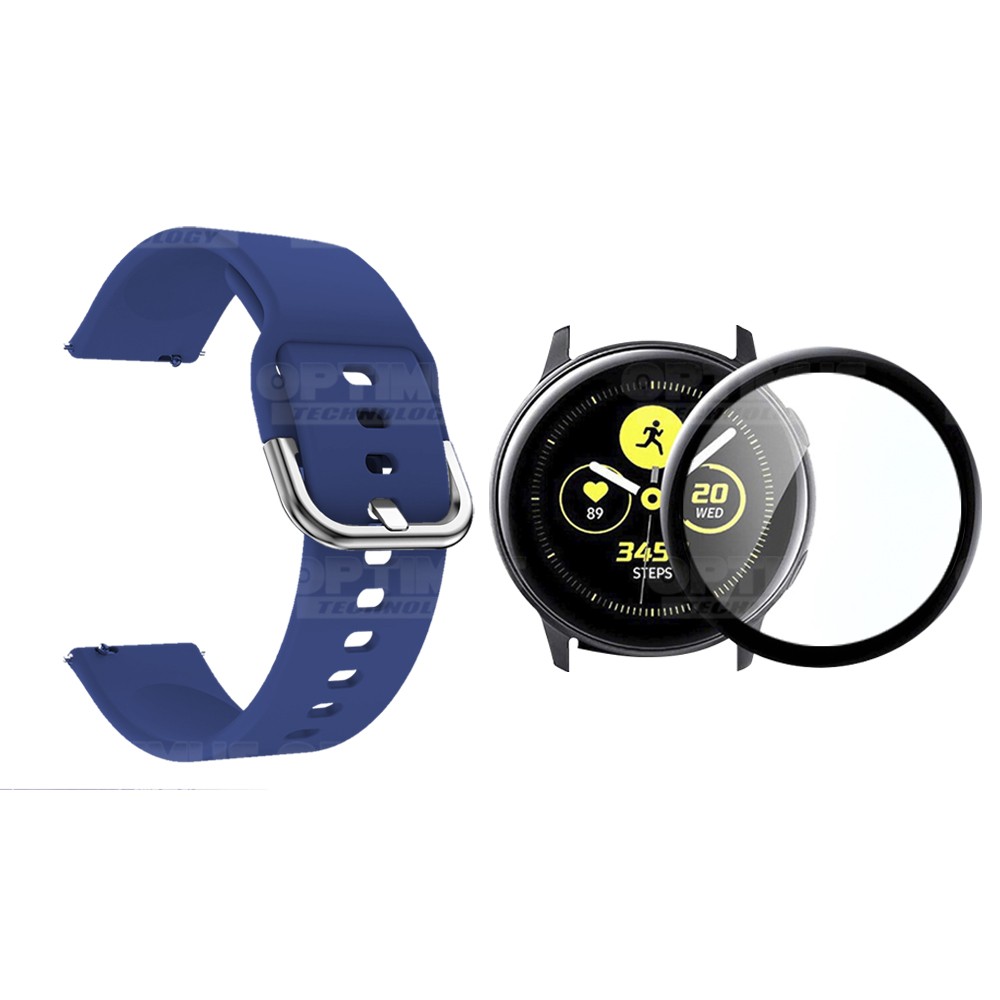 Kit Pulso Correa Y Vidrio Templado Nanoglass Protector Para Reloj Samsung Galaxy Active 40mm OPTIMUS TECHNOLOGY™ - 22