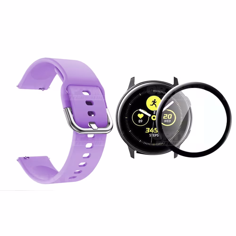 Kit Pulso Correa Y Vidrio Templado Nanoglass Protector Para Reloj Samsung Galaxy Active 2 44mm OPTIMUS TECHNOLOGY™ - 30