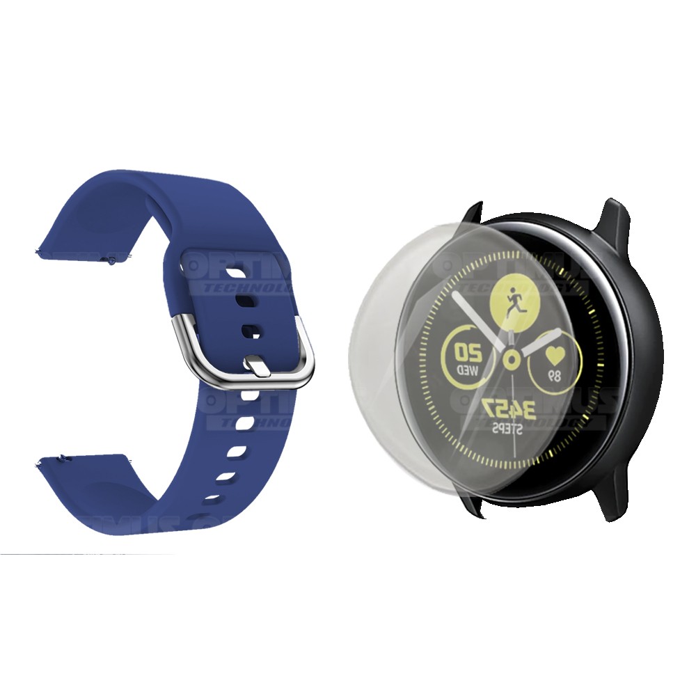 Kit Correa Pulso Y Buff Screen Para Reloj Samsung Galaxy Active 40mm | OPTIMUS TECHNOLOGY™ | CRR-BFF-SS-GWA20 |