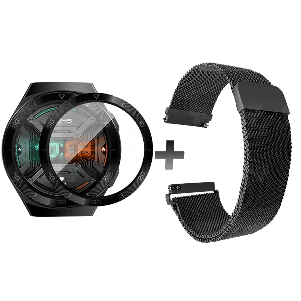 Vidrio Templado Cerámico Y Correa Magnética de Acero Inoxidable Smartwatch Reloj Inteligente Huawei Gt2E OPTIMUS TECHNOLOGY™ - 7