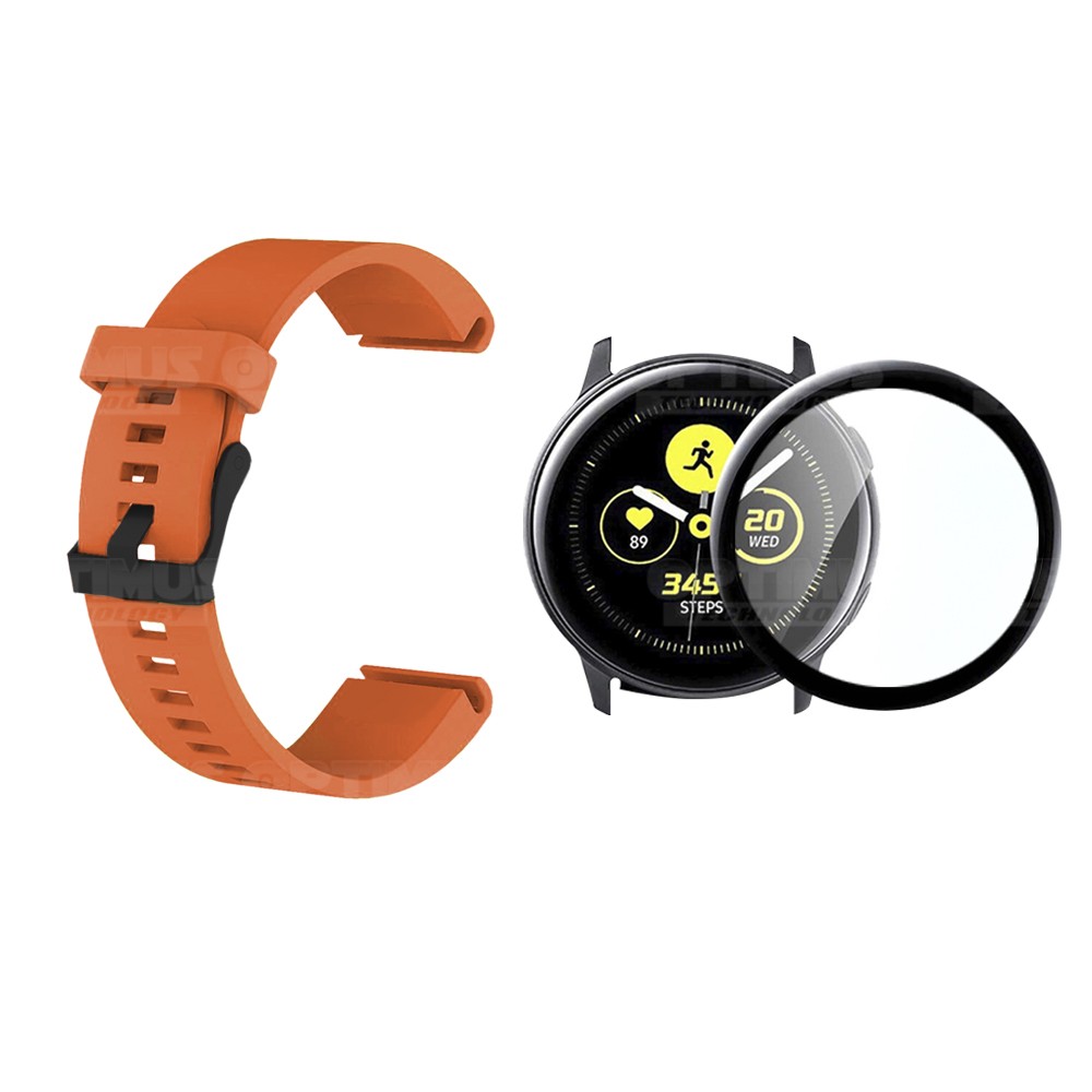 Kit Manilla Correa Y Vidrio Templado Cerámico Protector Para Reloj Samsung Galaxy Active 44mm OPTIMUS TECHNOLOGY™ - 10