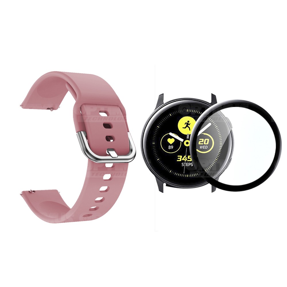 Kit Pulso Correa Y Vidrio Templado Nanoglass Protector Para Reloj Samsung Galaxy Active 2 44mm OPTIMUS TECHNOLOGY™ - 19