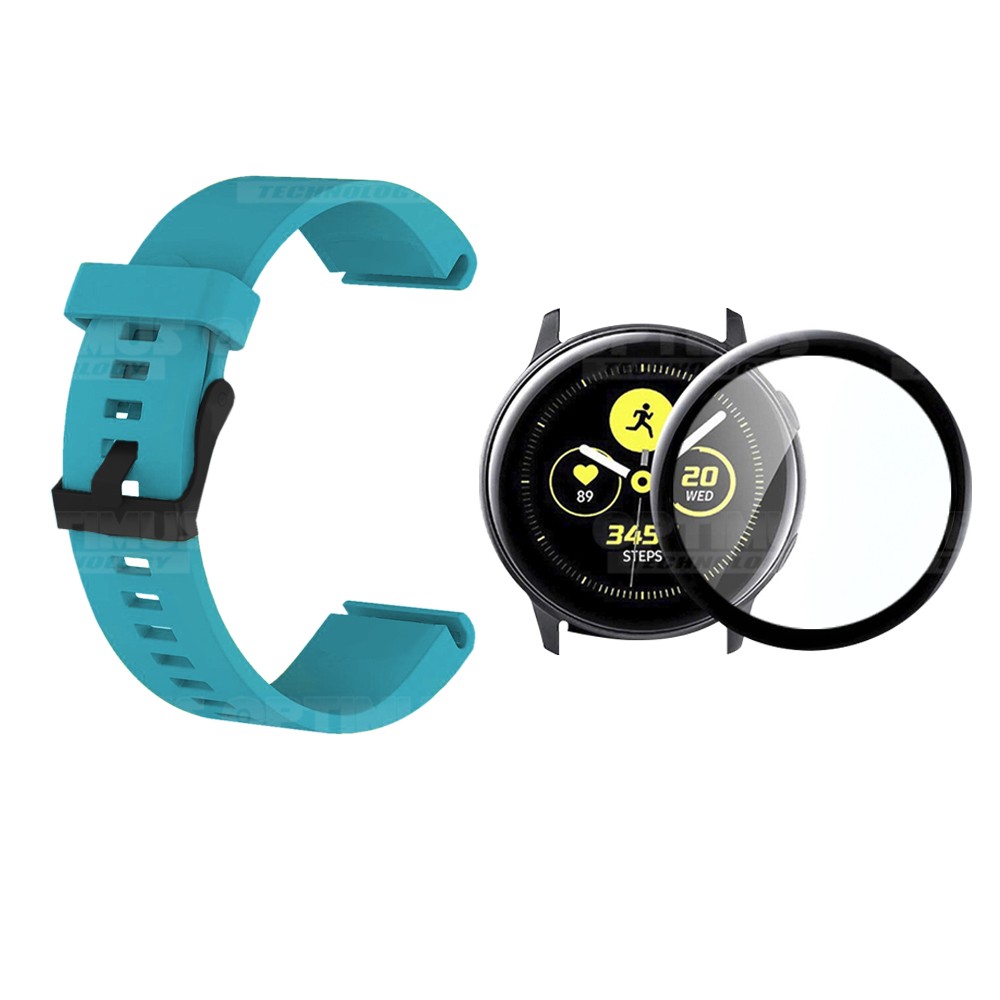 Kit Manilla Correa Y Vidrio Templado Cerámico Protector Para Reloj Samsung Galaxy Active 2 40mm OPTIMUS TECHNOLOGY™ - 4