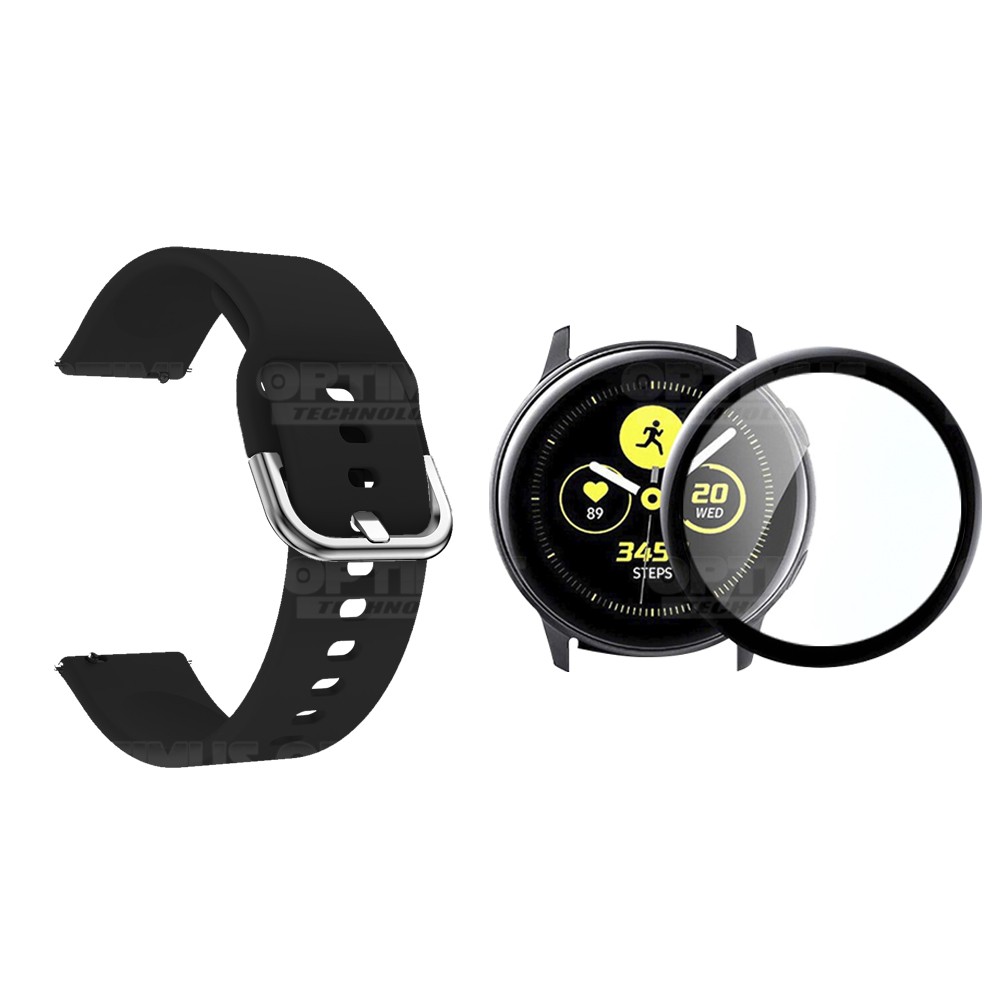 Kit Pulso Correa Y Vidrio Templado Nanoglass Protector Para Reloj Samsung Galaxy Active 40mm OPTIMUS TECHNOLOGY™ - 16