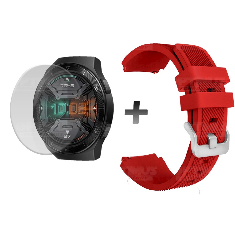 Buff Film Screen Protector Y Correa Pulso de color Smartwatch Reloj Inteligente Huawei Gt2E OPTIMUS TECHNOLOGY™ - 11