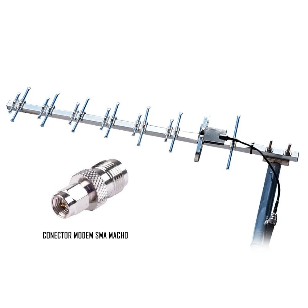 Antena Amplificadora de señal ROAD 60dBs | TMC MOVIL | ANT-RD-60 |