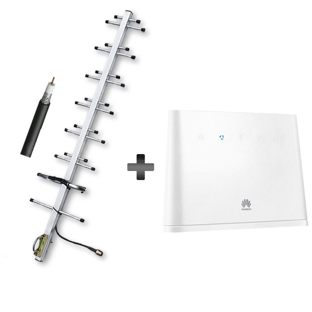 KIT Antena Amplificadora De Señal Road MiniPRO 60 Db Con Enrutador Modem Huawei B310s-518 HUAWEI COLOMBIA - 1