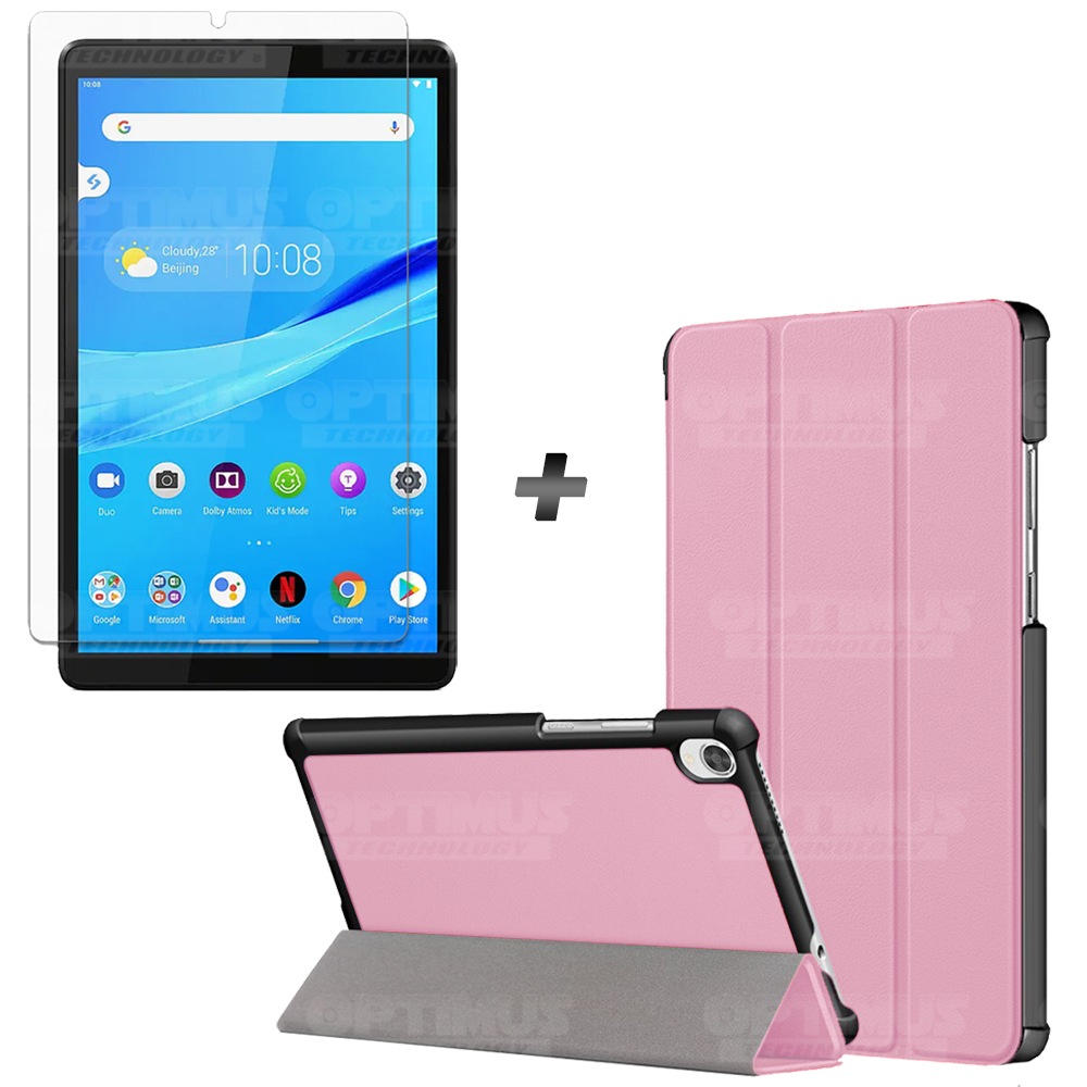 Kit Vidrio Cristal Templado Y Estuche Case Protector para Tablet Lenovo Tab M8 X8505f OPTIMUS TECHNOLOGY™ - 21