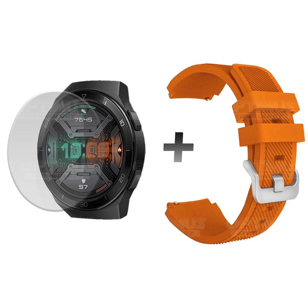 Buff Film Screen Protector Y Correa Pulso de color Smartwatch Reloj Inteligente Huawei Gt2E OPTIMUS TECHNOLOGY™ - 17