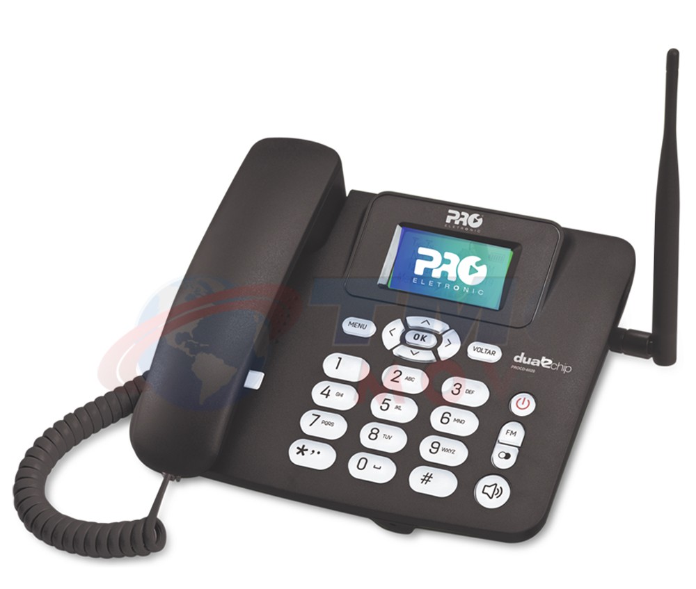 Teléfono Celular De Mesa Pro Electronics PROCD-6020 Doble SimCard PROELECTRONIC COLOMBIA - 1
