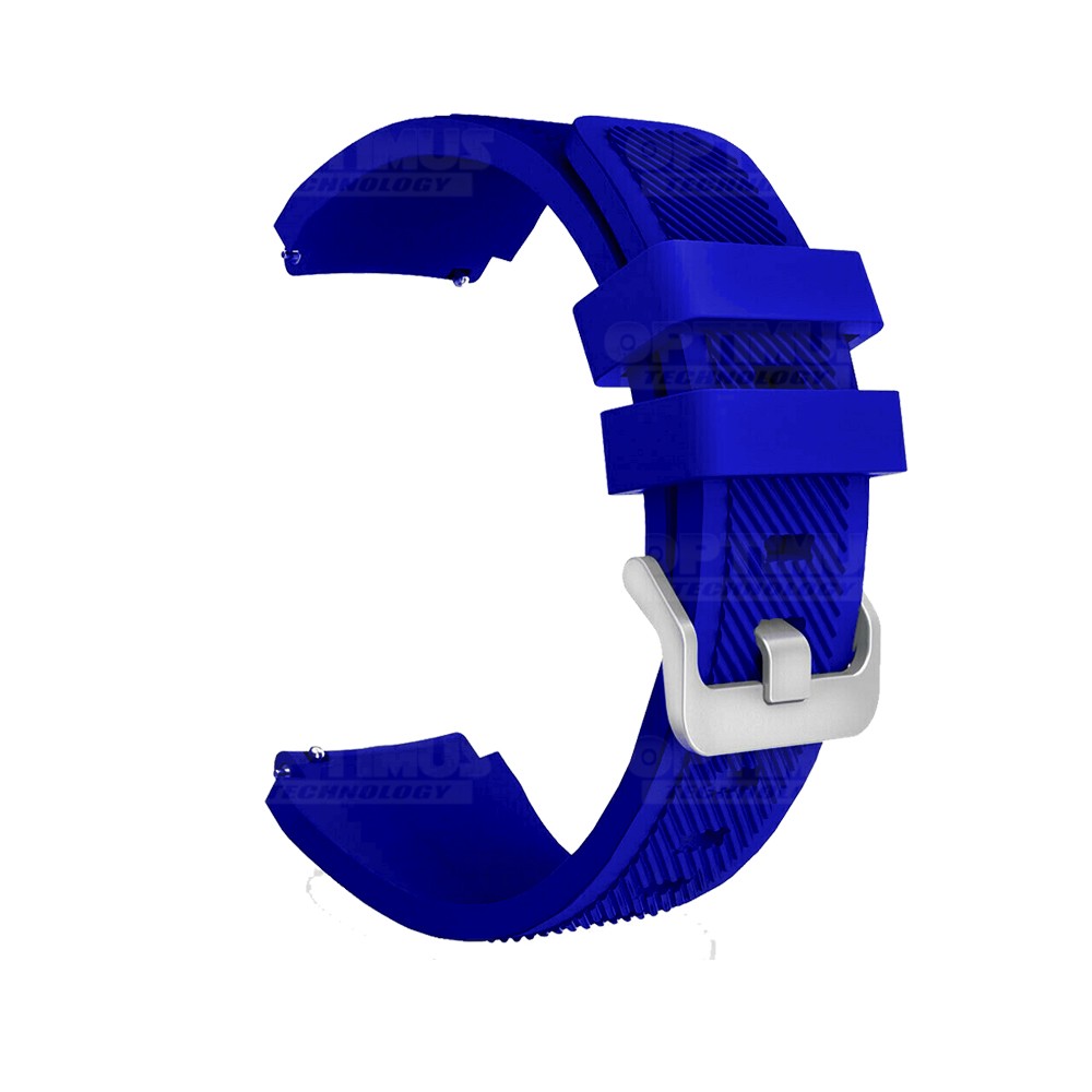 Correa Pulso Banda de Goma Rayada 22mm (milímetros) para reloj o Smartwatch Casio Xiaomi fossil Huawei Samsung OPTIMUS TECHNOLOG