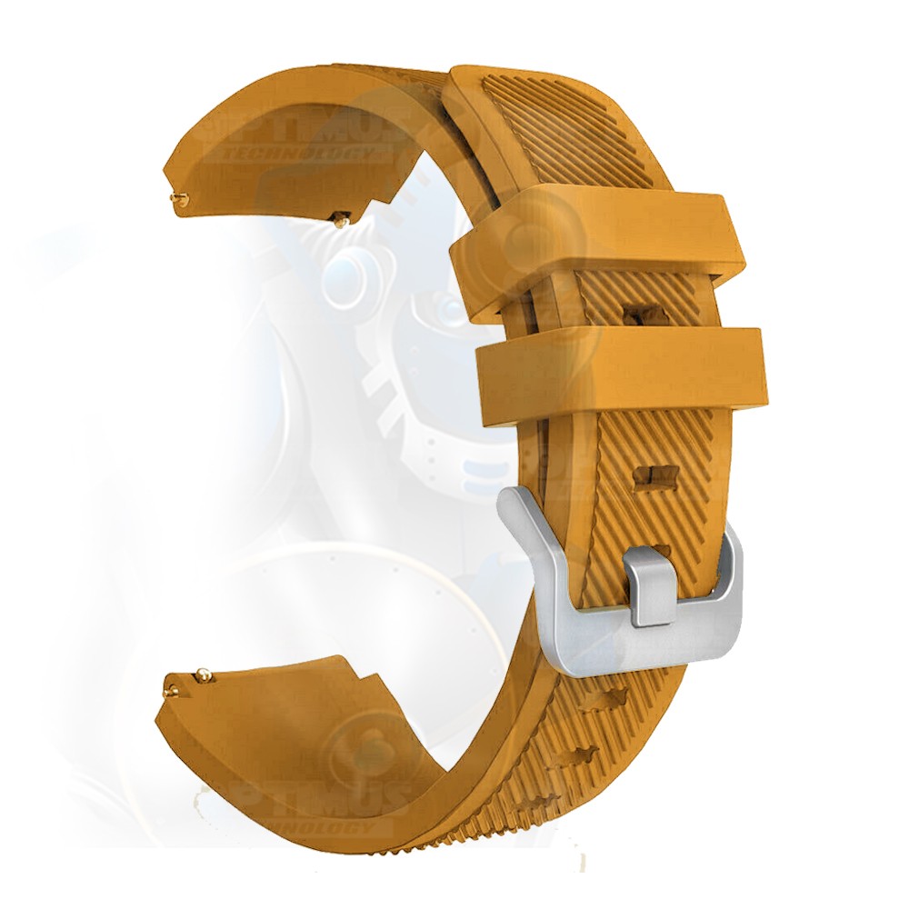 Correa Pulso Banda de Goma Rayada 22mm (milímetros) para reloj o Smartwatch Casio Xiaomi fossil Huawei Samsung OPTIMUS TECHNOLOG