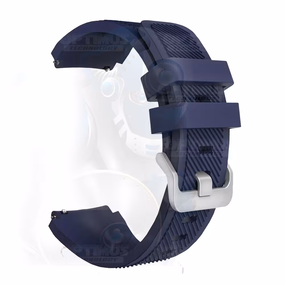 Correa Pulso Banda de Goma Rayada 22mm (milímetros) para reloj o Smartwatch Casio Xiaomi fossil Huawei Samsung OPTIMUS TECHNOLOG