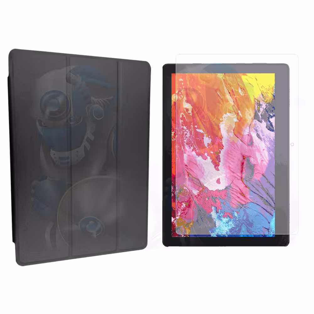 Combo Cristal Vidrio Templado Y Forro Protector Tablet Lenovo E10 | OPTIMUS TECHNOLOGY™ | KTD-ESTN-VTP-LNV-E10 |