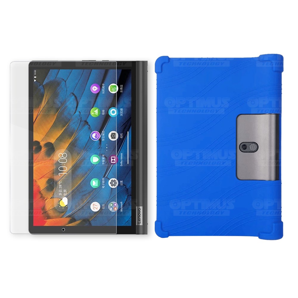 Combo Vidrio templado y Estuche Protector antigolpes Lenovo Yoga Smart Tab Yt-x 705f OPTIMUS TECHNOLOGY™ - 6