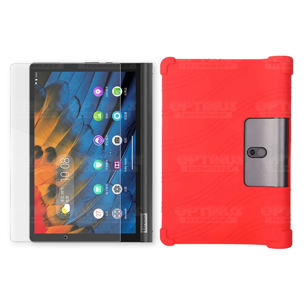Combo Vidrio templado y Estuche Protector antigolpes Lenovo Yoga Smart Tab Yt-x 705f OPTIMUS TECHNOLOGY™ - 11