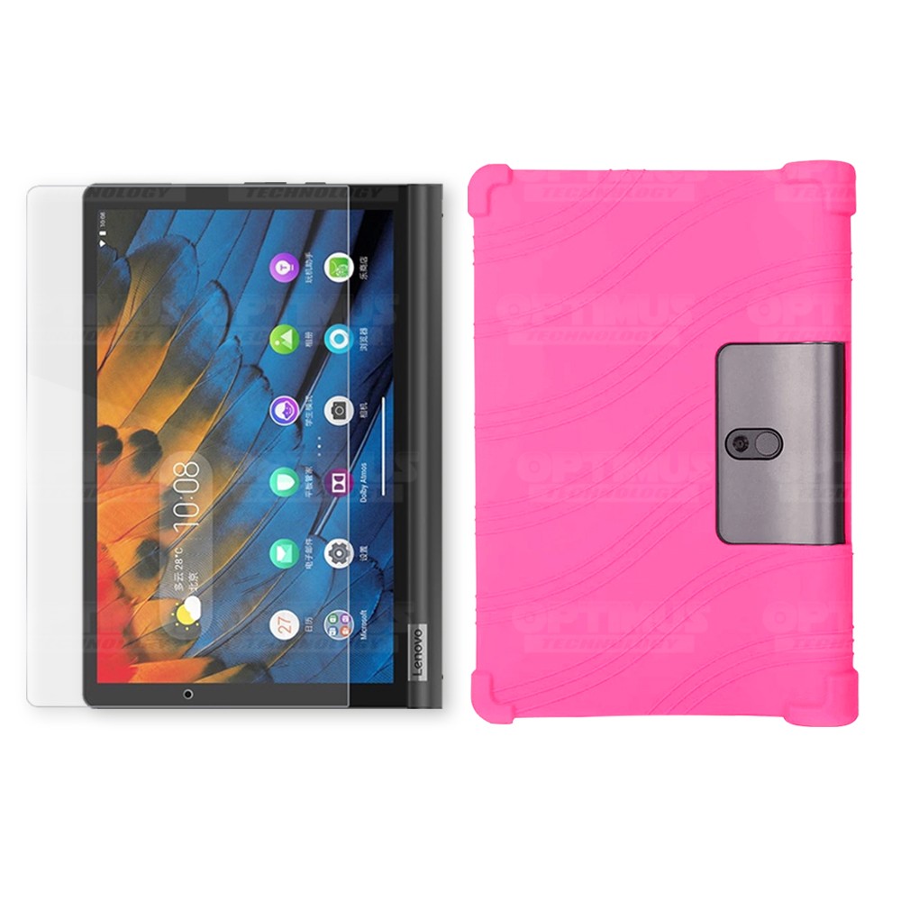 Combo Vidrio templado y Estuche Protector antigolpes Lenovo Yoga Smart Tab Yt-x 705f OPTIMUS TECHNOLOGY™ - 21