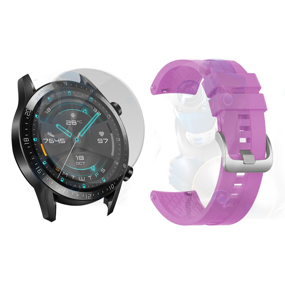 Vidrio Templado Y Correa Smartwatch Reloj Inteligente Huawei Gt 2 46mm | OPTIMUS TECHNOLOGY™ | CRR-VTP-HW-GT2-46 |