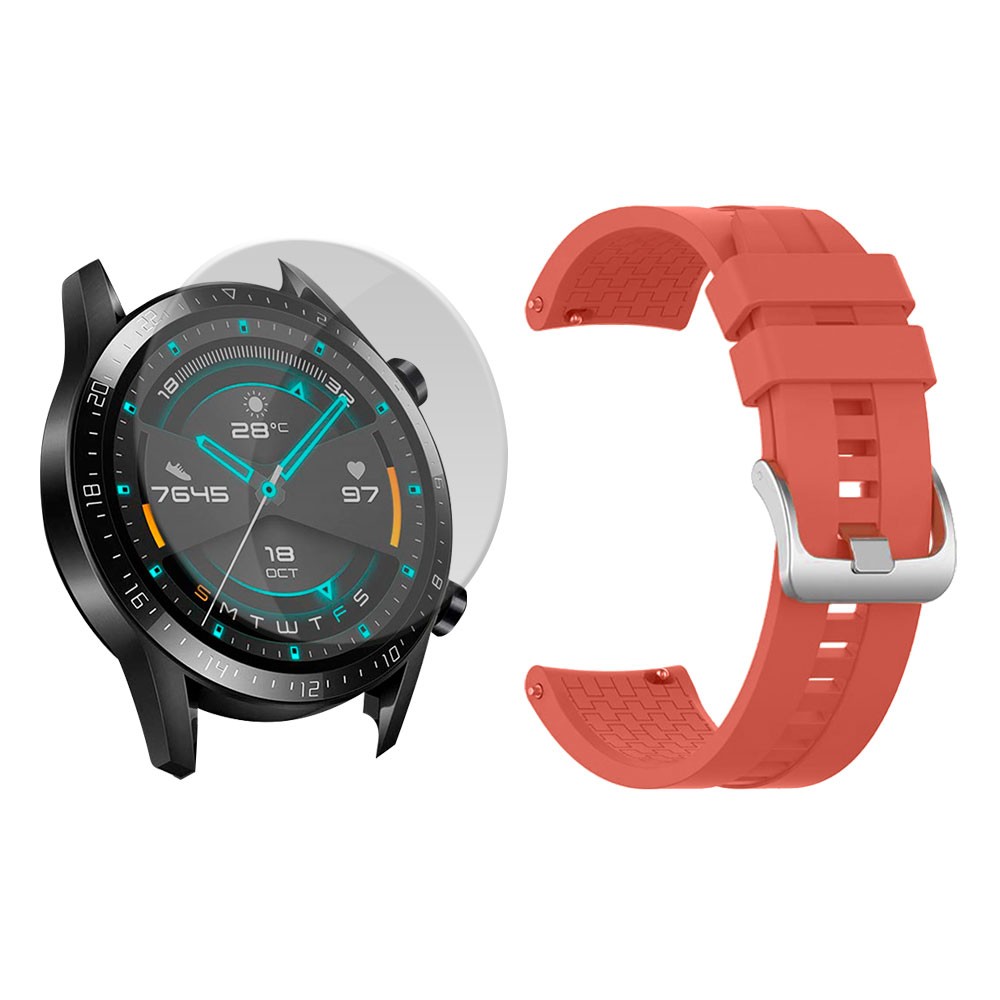 Vidrio Templado Y Correa Smartwatch Reloj Inteligente Huawei Gt 2 46mm