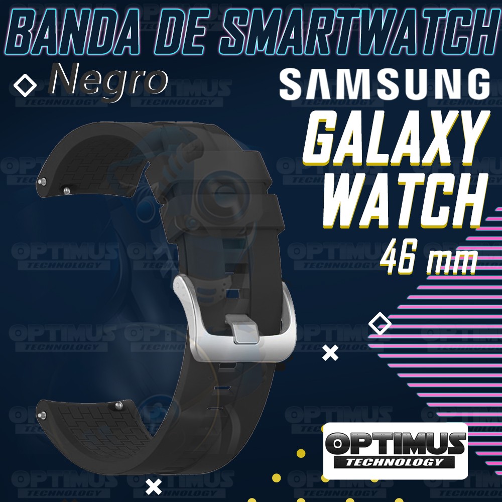 Kit de 6 Pulsos Correas para Reloj Smartwatch Samsung Galaxy Watch 46mm Varios colores OPTIMUS TECHNOLOGY™ - 7