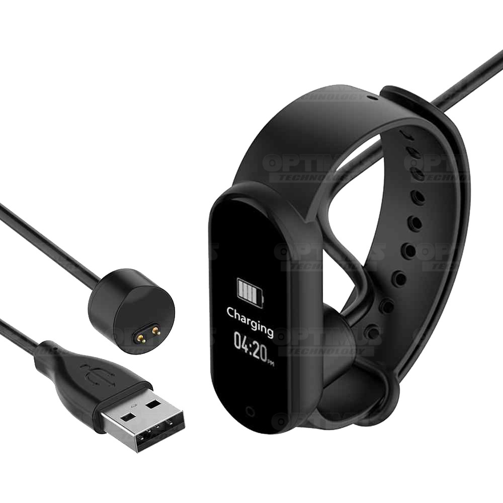 Cable Cargador Magnético Reloj Smartwatch Xiaomi Mi Band 5 | OPTIMUS TECHNOLOGY™ | CRG-XMI-MB-5 |
