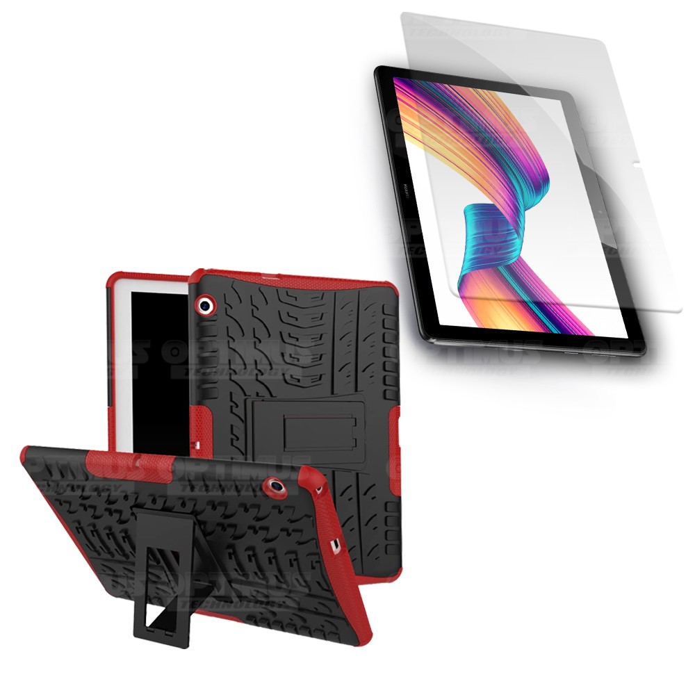 KIT Vidrio templado y Estuche Case Protector anti-golpes TPU Tablet Huawei T3-10 OPTIMUS TECHNOLOGY™ - 16