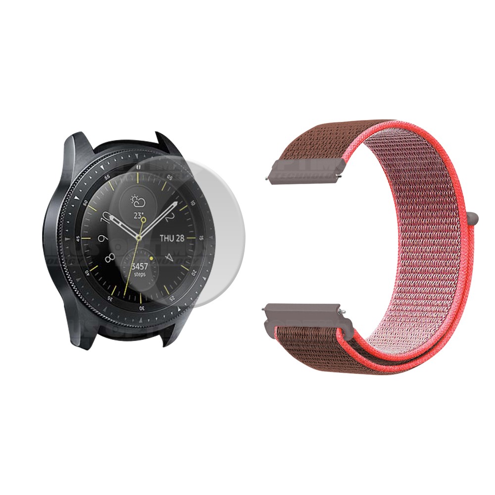 KIT Correa tipo velcro tela suave y Vidrio templado Reloj Smartwatch Samsung Galaxy Watch 42mm OPTIMUS TECHNOLOGY™ - 13
