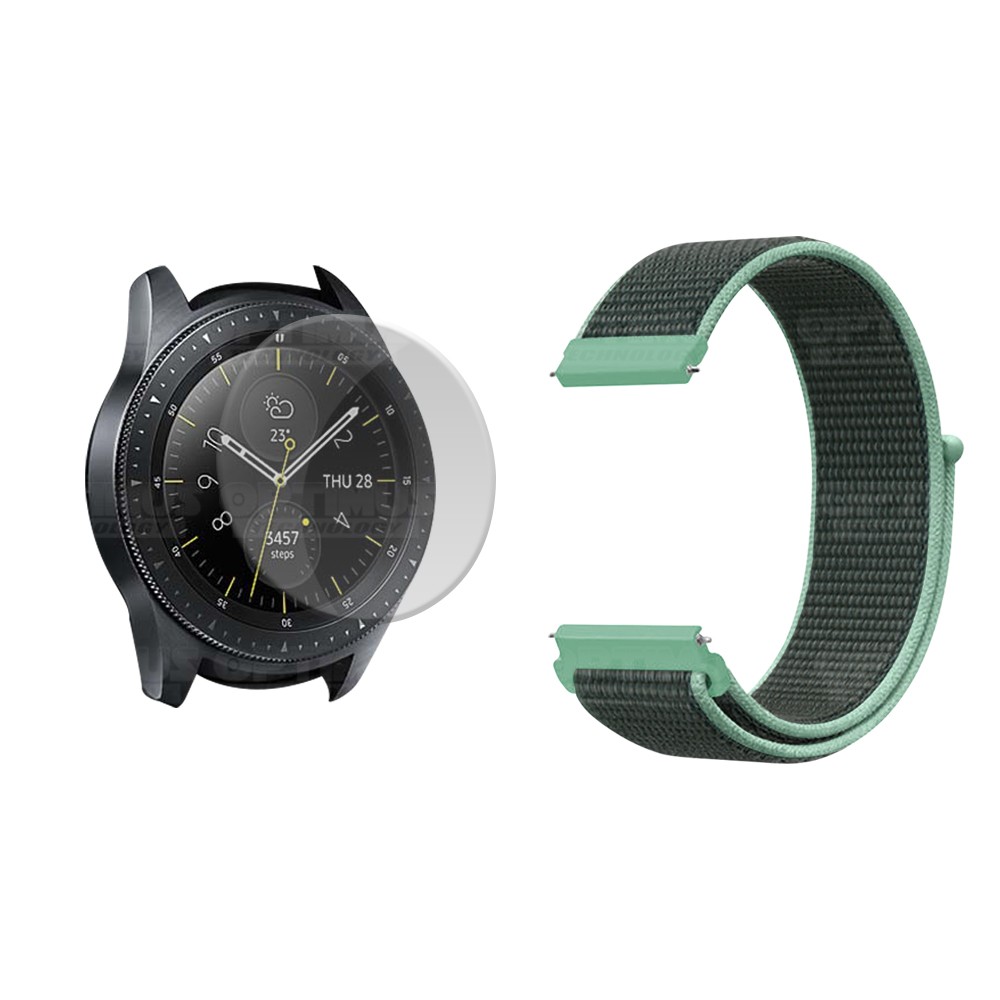 KIT Correa tipo velcro tela suave y Vidrio templado Reloj Smartwatch Samsung Galaxy Watch 42mm OPTIMUS TECHNOLOGY™ - 17