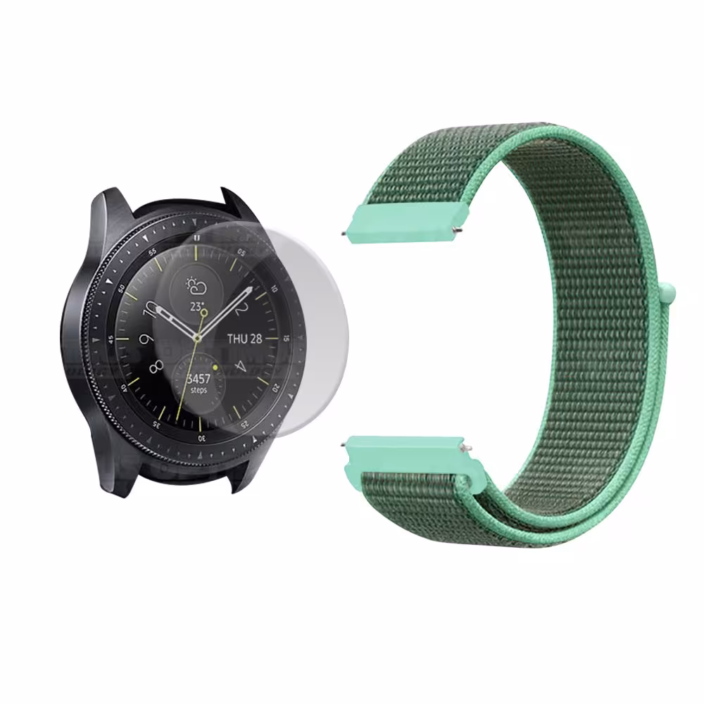 KIT Correa tipo velcro tela suave y Vidrio templado Reloj Smartwatch Samsung Galaxy Watch 42mm OPTIMUS TECHNOLOGY™ - 21