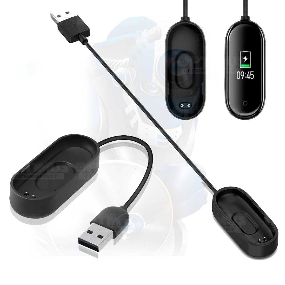 Cable Cargador Pulsera Reloj Smartwatch Xiaomi Mi Band 4 | OPTIMUS TECHNOLOGY™ | CRG-XMI-MB-4 |