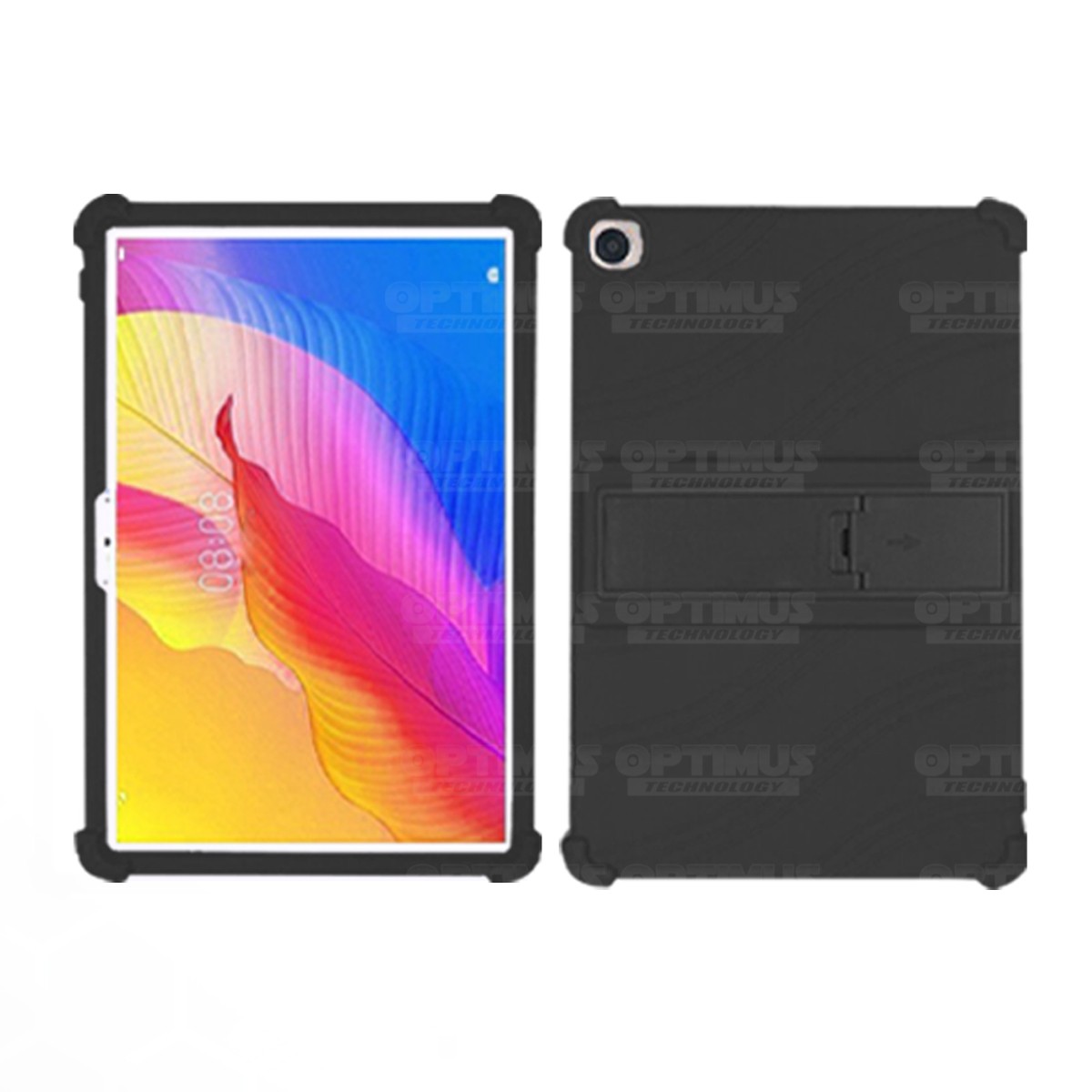 Estuche Case protector de goma Tablet Huawei matepad T10S Anti golpes con soporte | OPTIMUS TECHNOLOGY™ | EST-GM-HW-T10S |