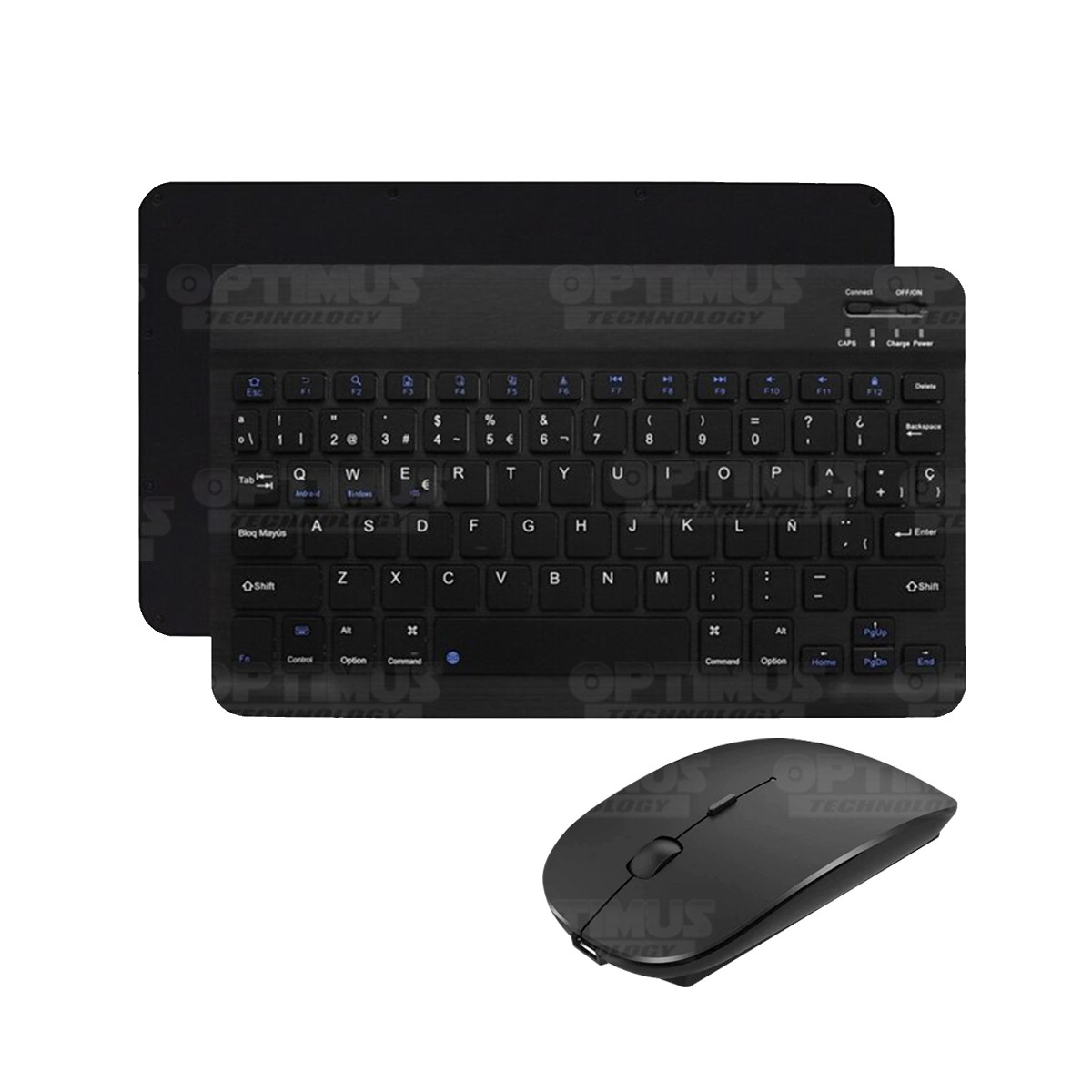 Kit teclado y Mouse Ratón Bluetooth para PC - Tablet - Celular Android iOS Windows | OPTIMUS TECHNOLOGY™ | TCMSEBT |