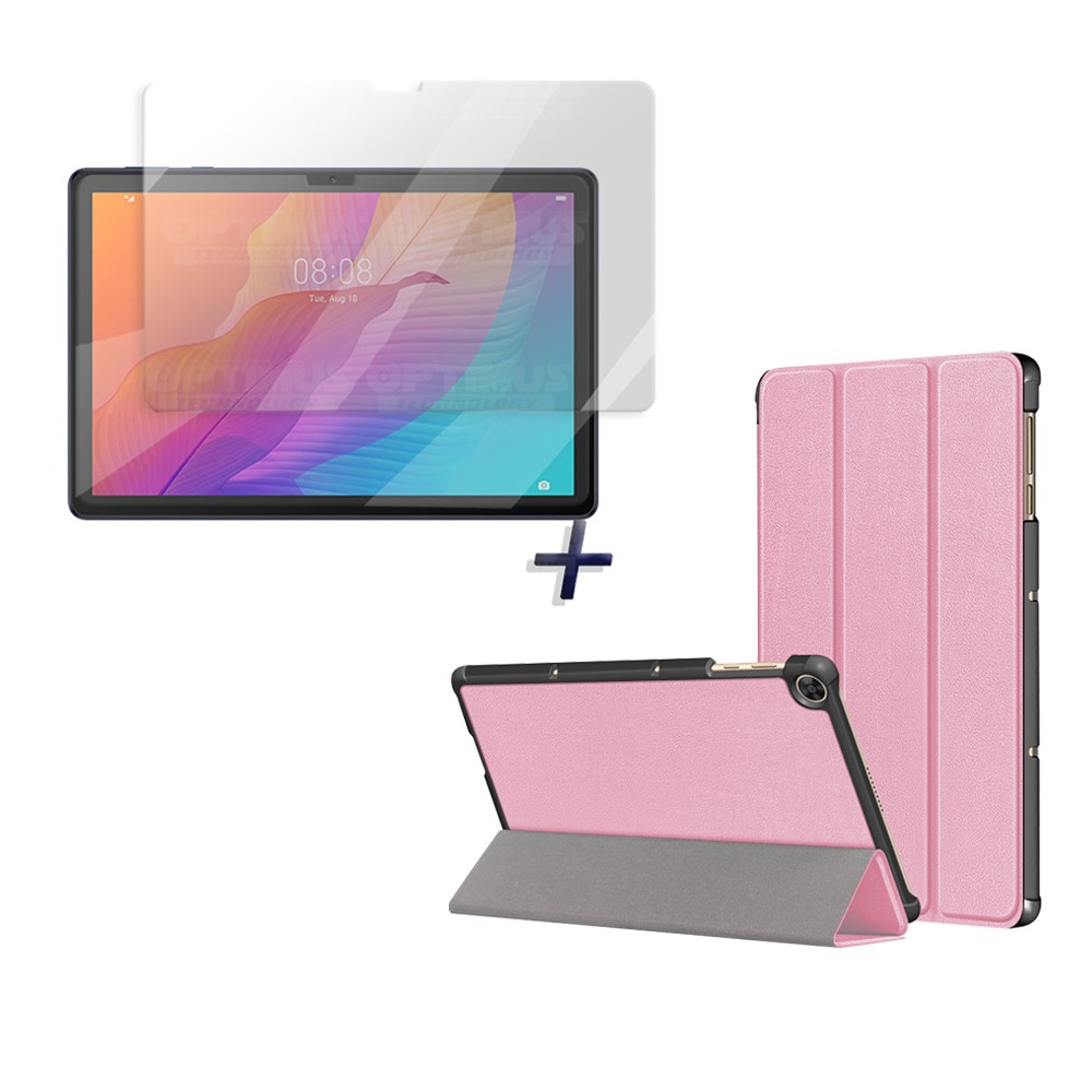 Kit Vidrio Cristal Templado Y Estuche Case Protector para Tablet Huawei matepad T10S OPTIMUS TECHNOLOGY™ - 7