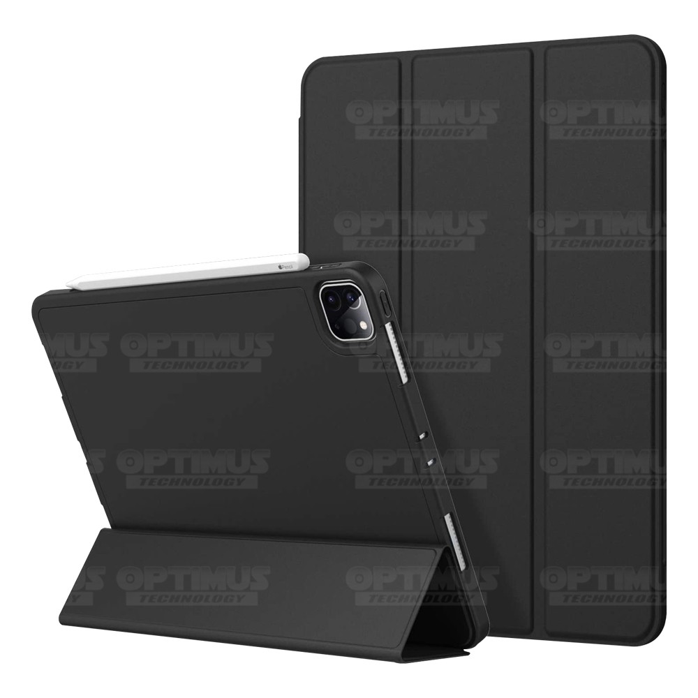 Estuche Case Protector Con Tapa Tablet iPad Pro 12.9 2020 con portalápiz | OPTIMUS TECHNOLOGY™ | EST-IPD-PRO-12.9-2019 |