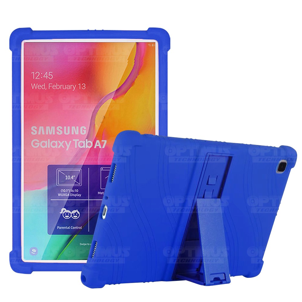 Estuche Case protector de goma Tablet Samsung Galaxy Tab A7 10.4 2020 T500 - T505 Anti golpes con soporte OPTIMUS TECHNOLOGY™ -