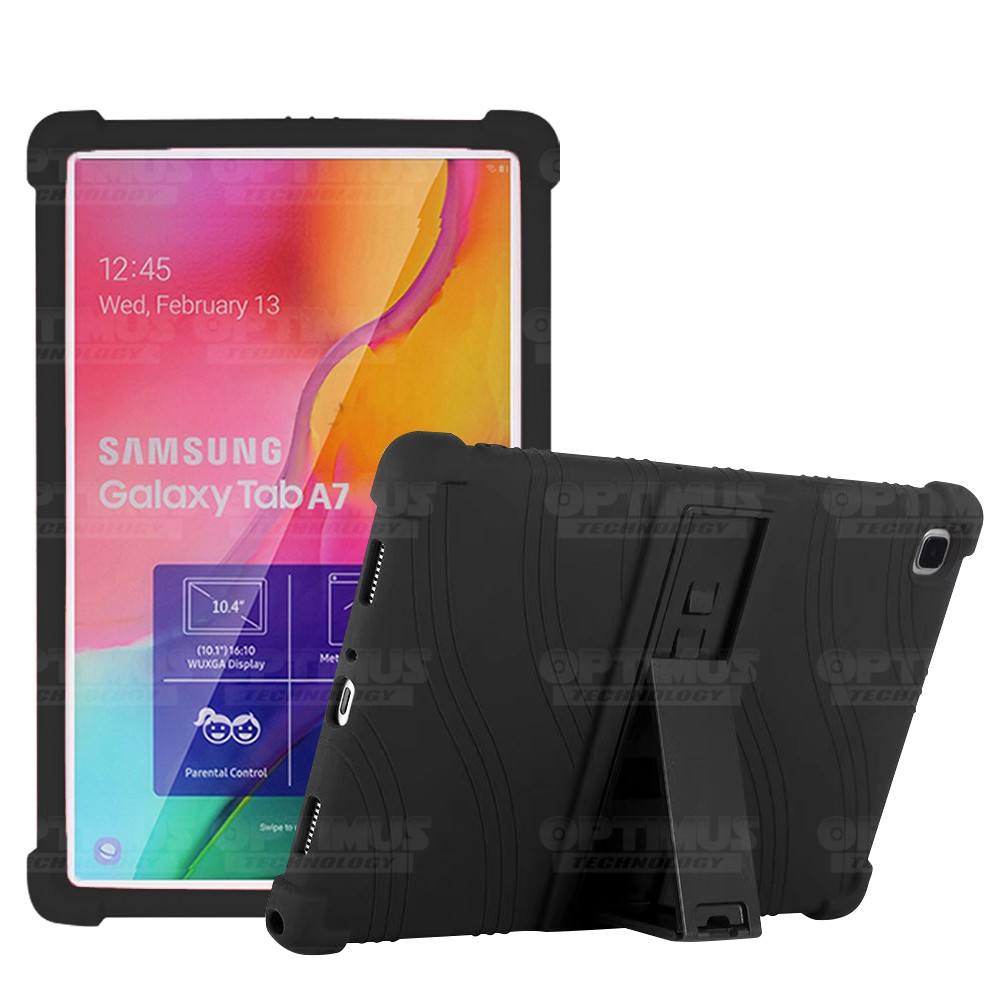 Estuche Case protector de goma Tablet Samsung Galaxy Tab A7 10.4 2020 T500 - T505 Anti golpes con soporte OPTIMUS TECHNOLOGY™ -