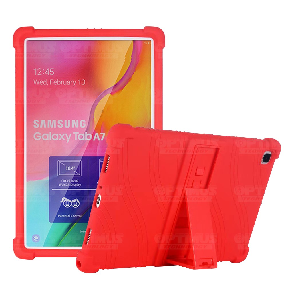 Estuche Case protector de goma Tablet Samsung Galaxy Tab A7 10.4 2020 T500 - T505 Anti golpes con soporte OPTIMUS TECHNOLOGY™ -