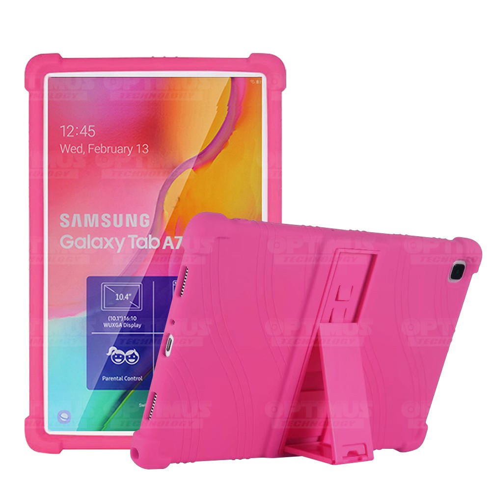 Estuche Case protector de goma Tablet Samsung Galaxy Tab A7 10.4 2020 T500 - T505 Anti golpes con soporte OPTIMUS TECHNOLOGY™ -