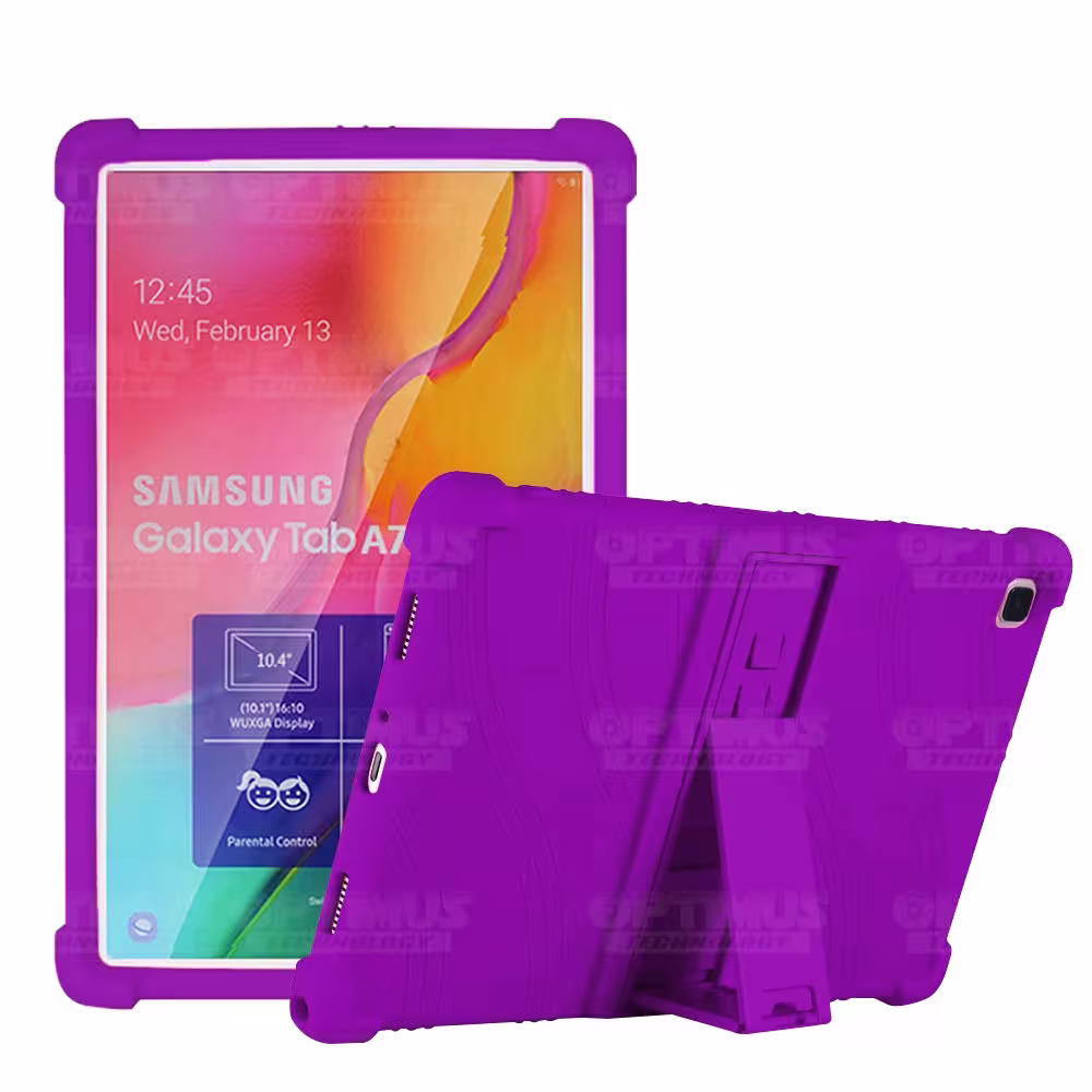 Estuche Case protector de goma Tablet Samsung Galaxy Tab A7 10.4 2020 T500 - T505 Anti golpes con soporte OPTIMUS TECHNOLOGY™ -