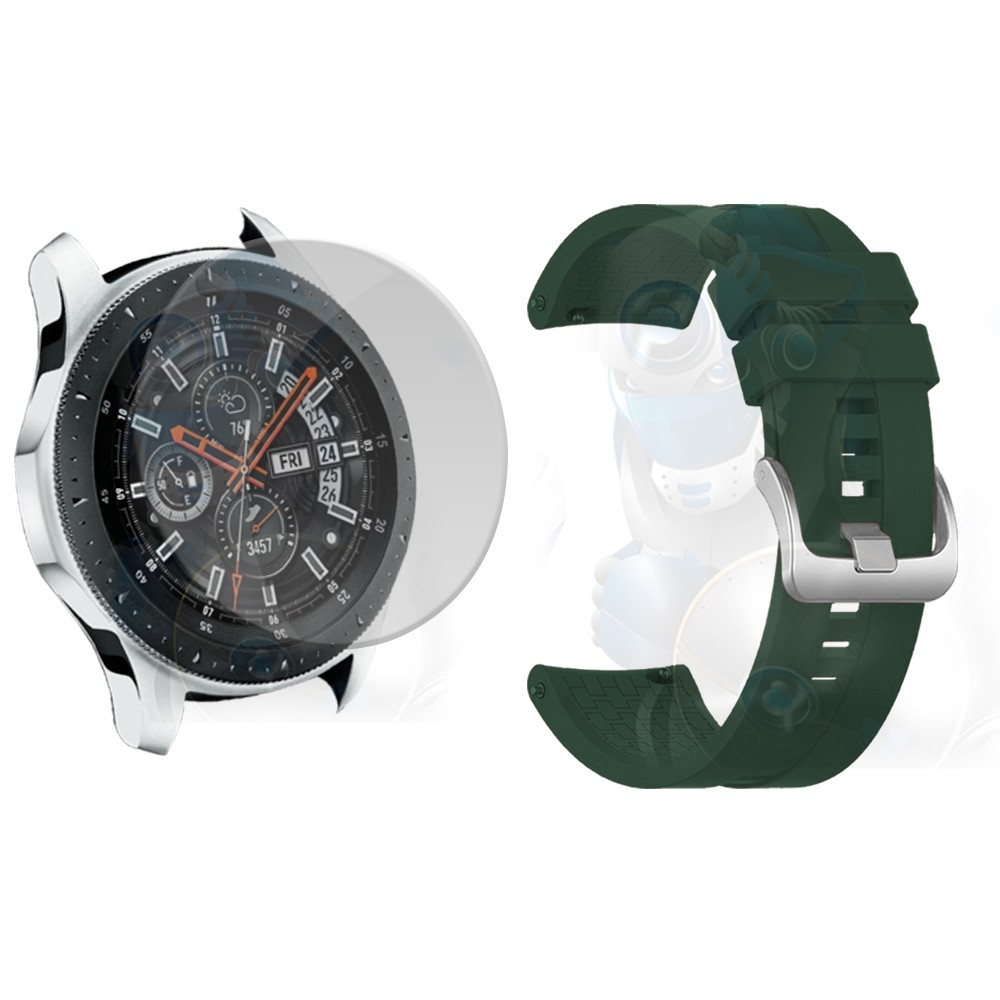 Vidrio Templado Y Correa Smartwatch Reloj Inteligente Samsung Galaxy Watch 46mm | OPTIMUS TECHNOLOGY™ | CRR-VTP-GX-WCH-46 |