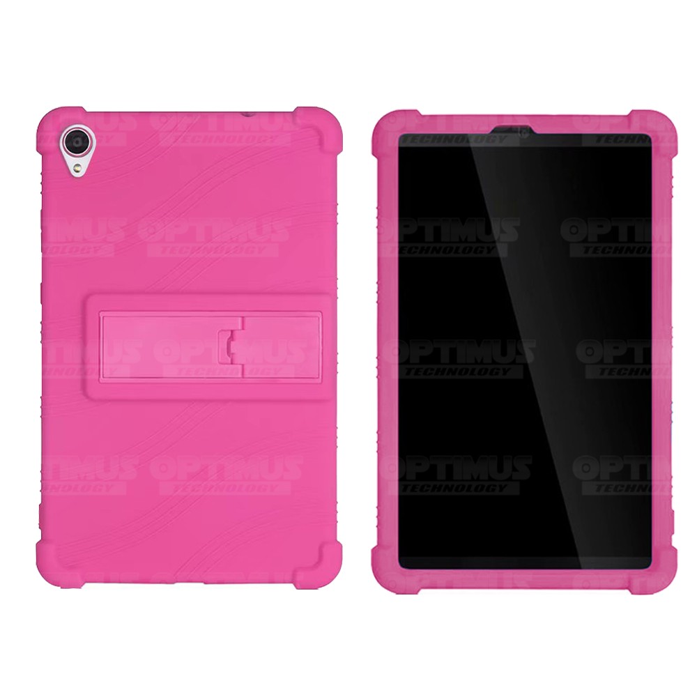 Estuche Case protector de goma Tablet Lenovo Tab M8 8505x / x8505f Anti golpes con soporte OPTIMUS TECHNOLOGY™ - 10