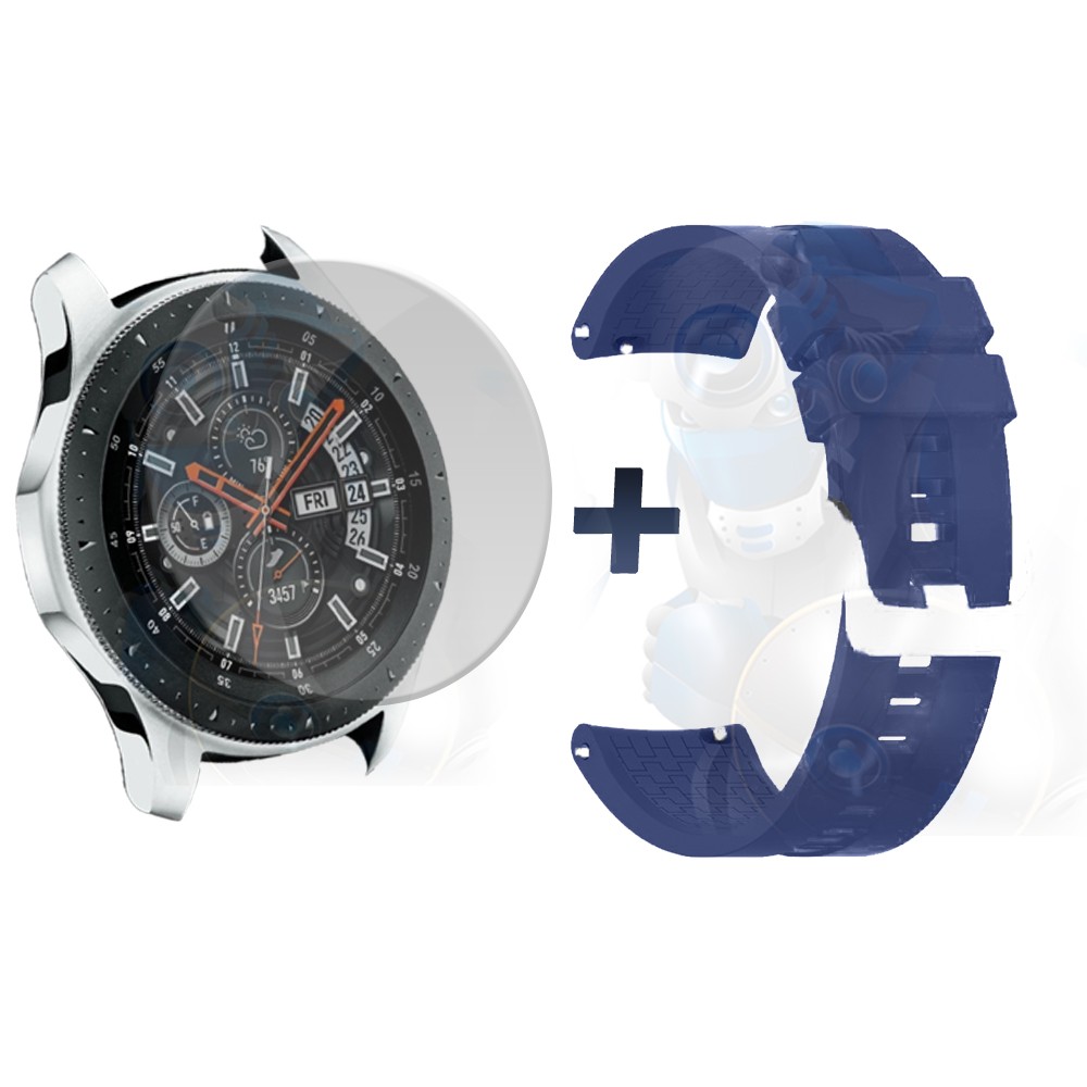 Vidrio Templado Y Correa Smartwatch Reloj Inteligente Samsung Galaxy Watch 46mm | OPTIMUS TECHNOLOGY™ | CRR-VTP-GX-WCH-46 |