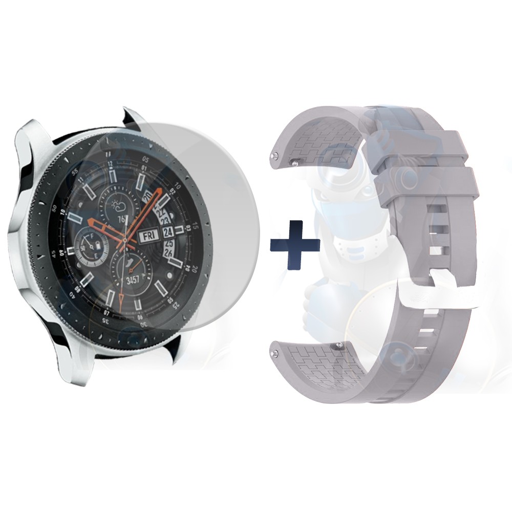 Vidrio Templado Y Correa Smartwatch Reloj Inteligente Samsung Galaxy Watch 46mm | OPTIMUS TECHNOLOGY™ | CRR-VTP-GX-WCH-46 |