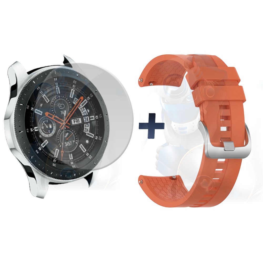 Vidrio Templado Y Correa Smartwatch Reloj Inteligente Samsung Galaxy Watch 46mm | OPTIMUS TECHNOLOGY™ | CRR-VTP-GX-WCH-46 |
