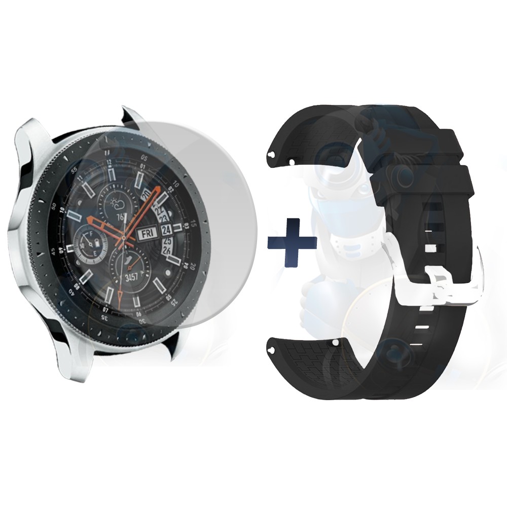 Vidrio Templado Y Correa Smartwatch Reloj Inteligente Samsung Galaxy Watch 46mm | OPTIMUS TECHNOLOGY™ | CRR-VTP-GX-WCH-46 |