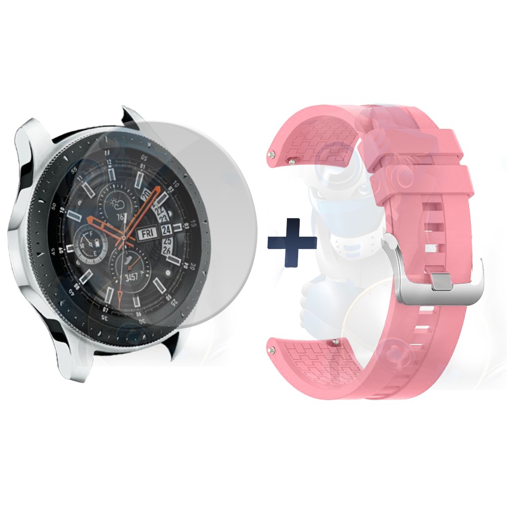 Vidrio Templado Y Correa Smartwatch Reloj Inteligente Samsung Galaxy Watch 46mm | OPTIMUS TECHNOLOGY™ | CRR-VTP-GX-WCH-46 |